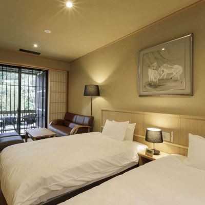 別館和洋室、バス付き ホテル四季の館那須 クーポン