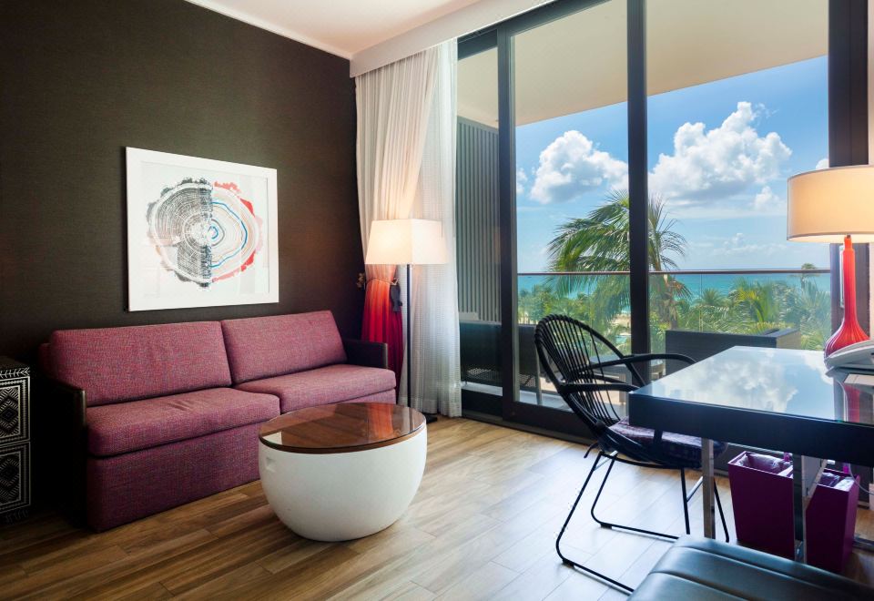 1張特大床優質海濱泳池景