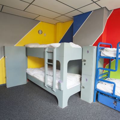 Double Bed In A 6-Bed Dorm (1 Bed, 2 Guests) 飛天豬市中心旅舍優惠