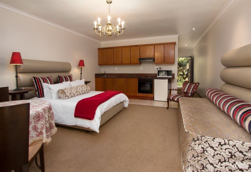 豪华双人房， 1卧室， 带小厨房的， 山景 （带独立衞浴 2）