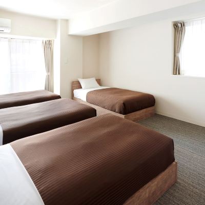 四人房 （4張單人床） 【四人房】【無煙房】 蒙坦博多旅館優惠