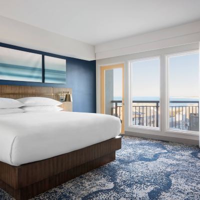 King Suite with Partial Bay View and Balcony Delta Hotels by Marriott Virginia Beach Bayfront Suites Promo Code