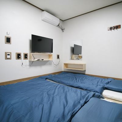 2층 탑퍼 메트리스룸-넷플릭스 Jeju Starlight House Pension 쿠폰