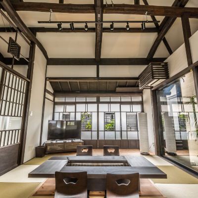 和風ガーデンビュールーム(浴室) 一棟貸しの宿　日本色NIHON IRO クーポン