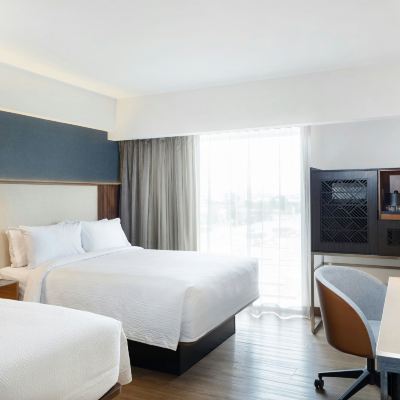 Business Deluxe, Deluxe Guest Room, 2 Double, City View Courtyard by Marriott Puebla Las Animas Promo Code