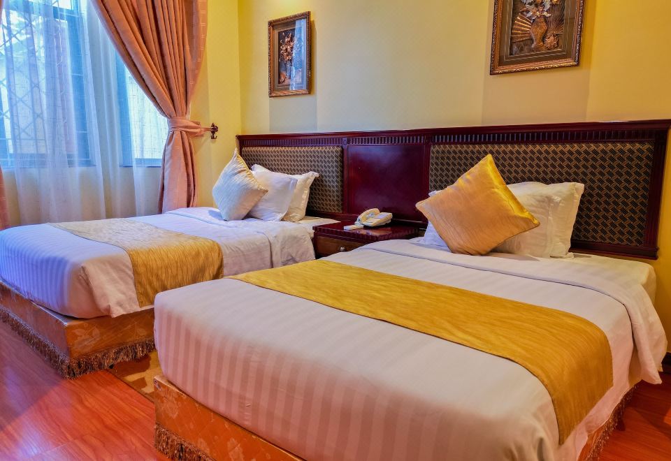 行政套房， 2 张单人床