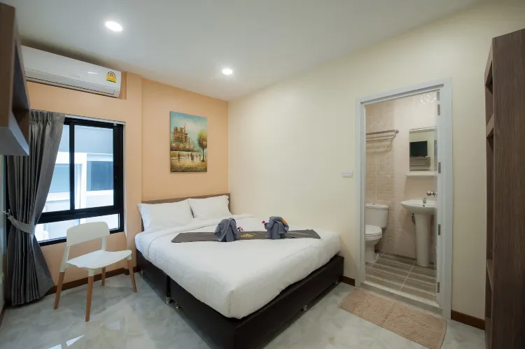 ห้องดีลักซ์เตียงใหญ่มีเตียงใหญ่