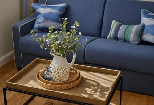 豪华小型套房带海景花园景观