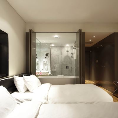 디럭스룸 싱글침대 2개 그랜드 머큐어 앰배서더 창원 쿠폰