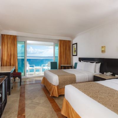 Deluxe Room, 2 Double Beds, Balcony, Ocean View Krystal Cancun Promo Code