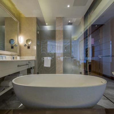 悦目景觀浴缸雙床房丨築城夜景·慕思床墊·mini冰箱 麗橙酒店·悦（貴陽大十字廣場店）優惠