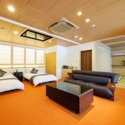 和洋式マウンテンビュースイート(浴室) 朝野家 クーポン