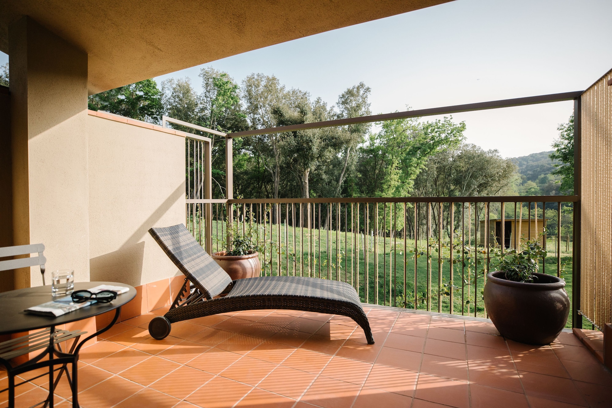 带露台的园景双人或双床间