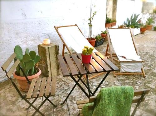 带露台的双人房