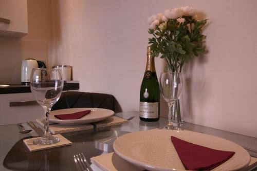 享有花园景致的公寓