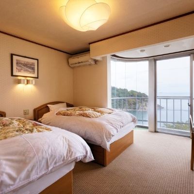 瀬戸内海ビュー和洋コーナースイート(ベッド付き) 赤穂温泉呑海楼 クーポン