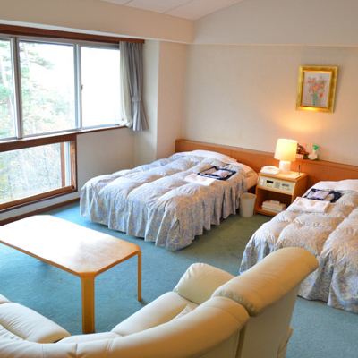 【本館】禁煙　和洋室ツインルーム（バス トイレ付） 鷹野湯温泉　パレス松風 クーポン