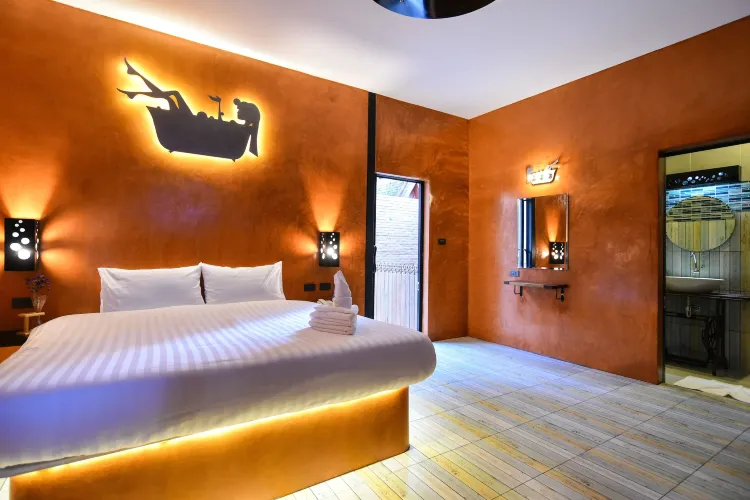 ห้องพักพร้อมเตียงคิงไซส์