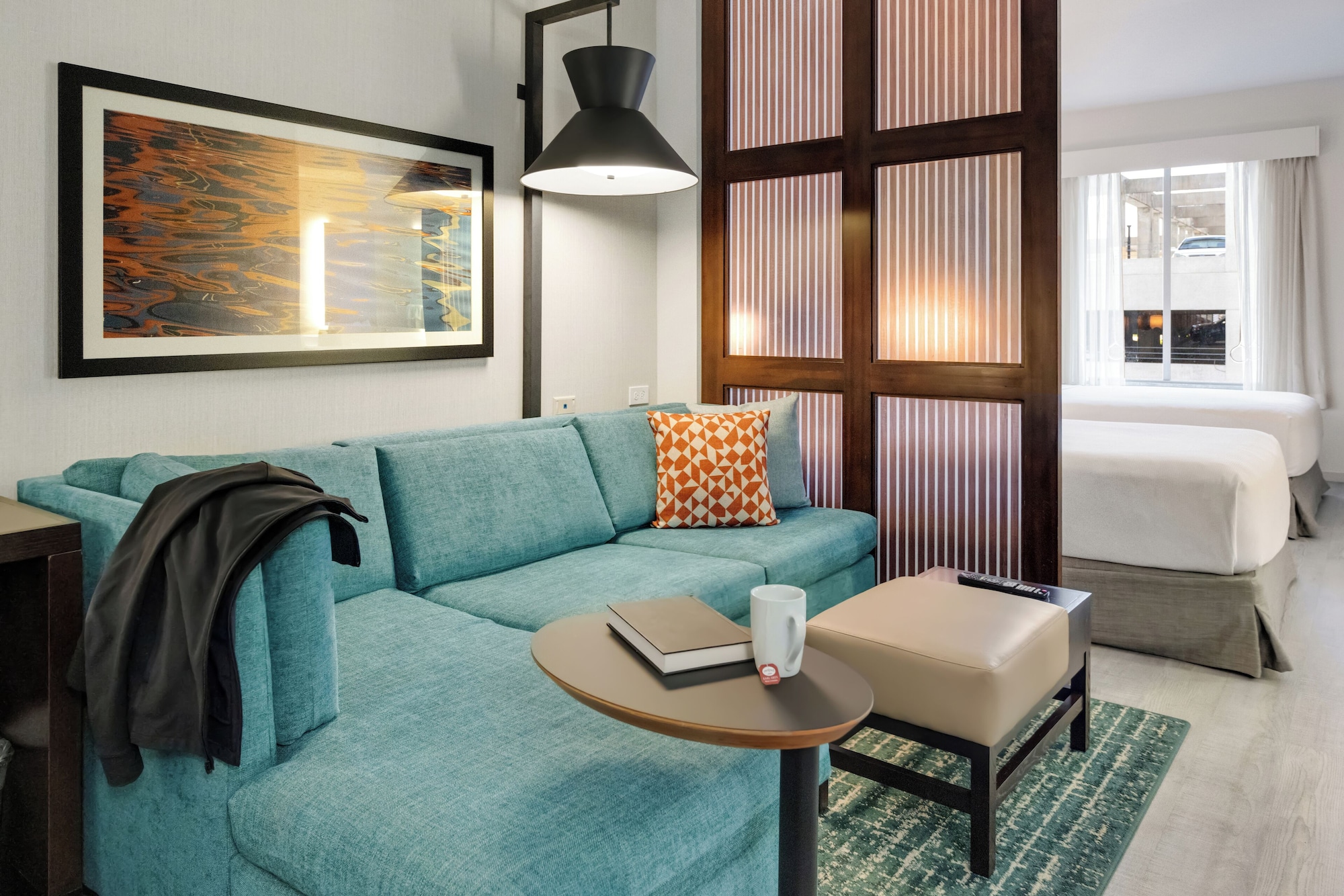 无障碍两张大床房（带淋浴和梳化床）