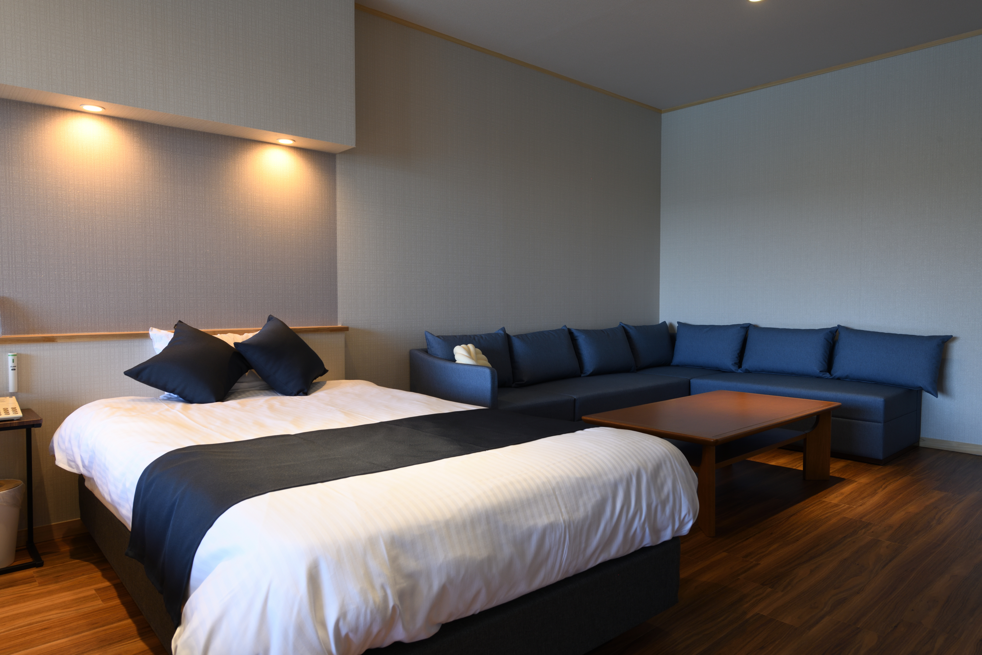 日式西式混合房带浴室，湖景