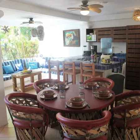 Villa Sophie 3BR/3BA, Beach Front Terrace, Heated Pool, Parking.