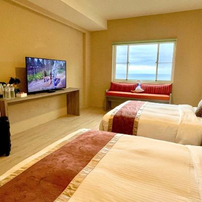 海景四人房 山水妍溫泉會館台東館優惠