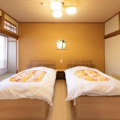 [Sacred Water & Pilgrim][Twin Bed][Hot Spring Town View][Private Open-Air Bath] [Deluxe] [Japanese Room] [Non-Smoking] [Mountain View] 洞川温泉　行者の湯　角甚（Kadojin） クーポン