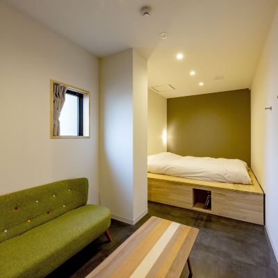 奢華雙人房， 1 張雙人床， 公共浴室 京急普拉特旅舍 三之輪森林優惠