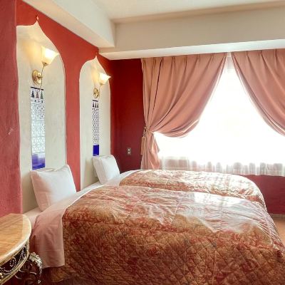 オーシャンビューツインルーム(浴室) アラビアンアート Hotel＆Gallery クーポン
