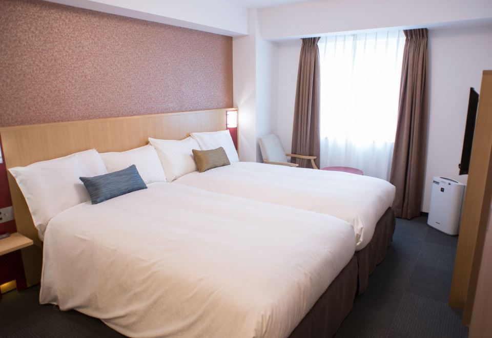 双床房带浴室-禁烟