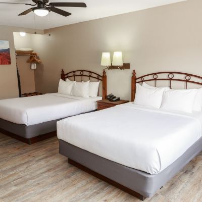 Standard Room, 2 Queen Beds, Refrigerator & Microwave Aarchway Inn Promo Code