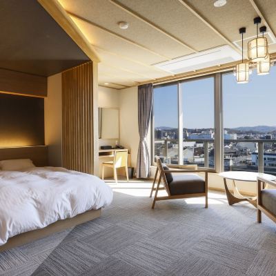 帶觀景浴缸的4樓雙人房，非吸菸 歐哈石坎飯店優惠