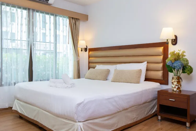 ห้องดีลักซ์พร้อมสิทธิ์ในการใช้บริการสระว่ายน้ำ - ห้องนอน 1 ห้อง