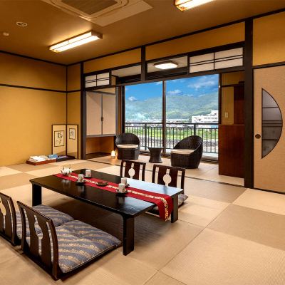 バリアフリー和風ルーム(浴室)(リバービュー) 筑後川温泉清乃屋 クーポン