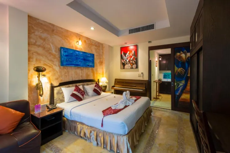 ห้องดีลักซ์เรซิเดนซ์พร้อมมุมครัว