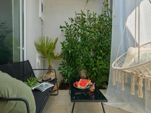 高级一室公寓 - 带露台