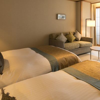 Mizunone ★◎ View Of Mt. Tanigawa [35 Square Meters] [Twin Room] [Non-Smoking] [Mountain View] みなかみホテルジュラク クーポン