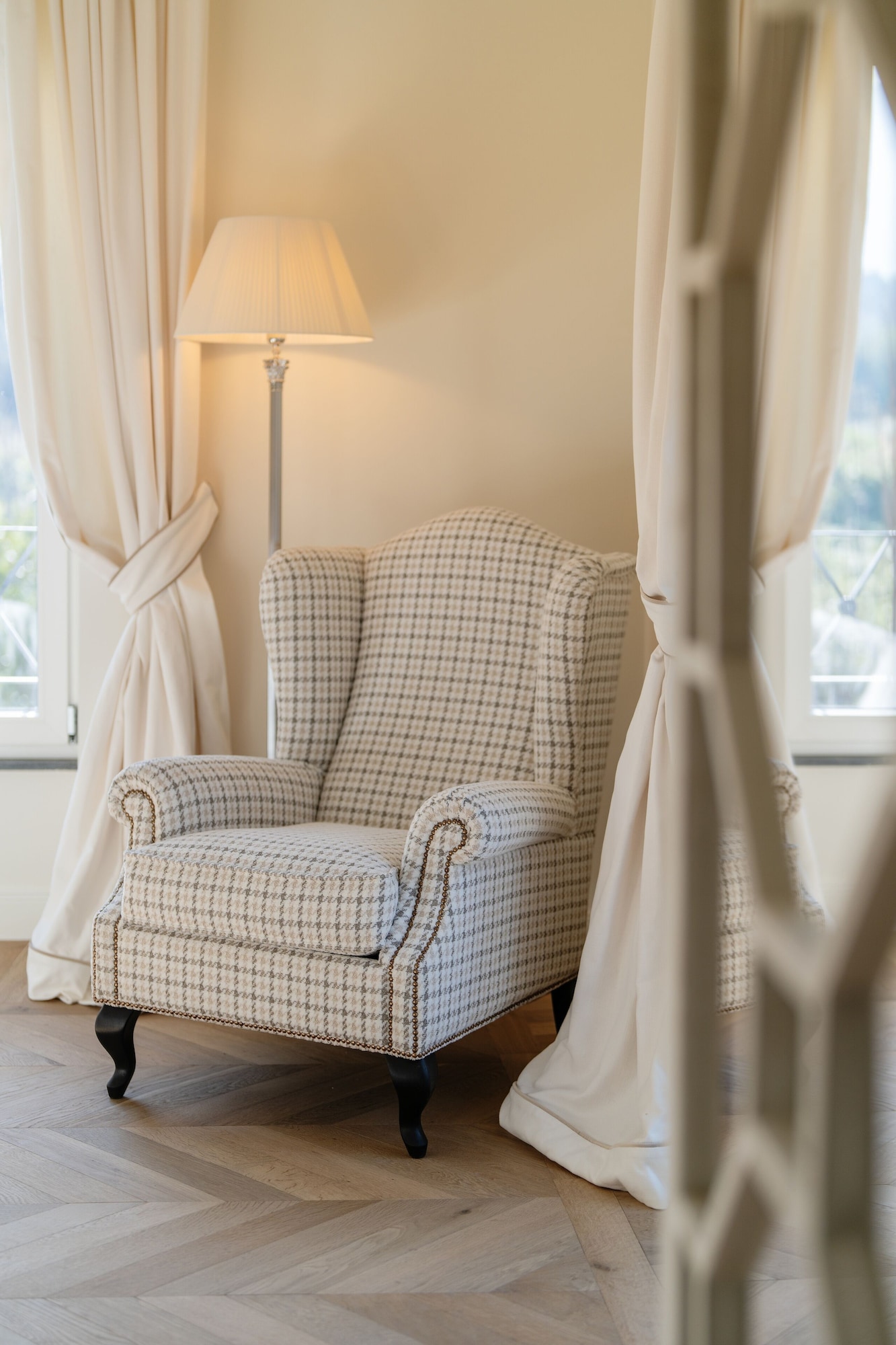 豪华特大床房，山景