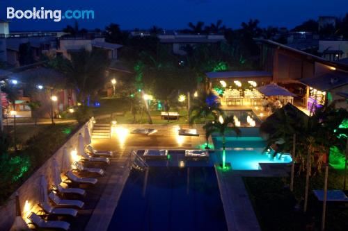 享有花园景致的公寓