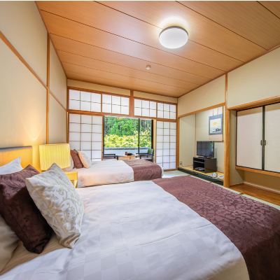 Japanese Style 2 Bedroom 12 Tatami Mat 光信寺の湯　ゆっくら クーポン