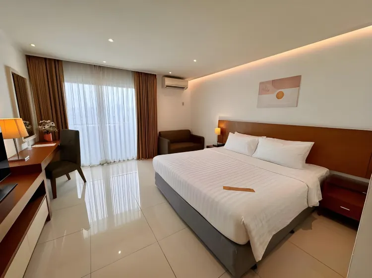 ห้องพักซูเปอร์เรียร์เตียงคิงไซส์ ห้องไม่สูบบุหรี่