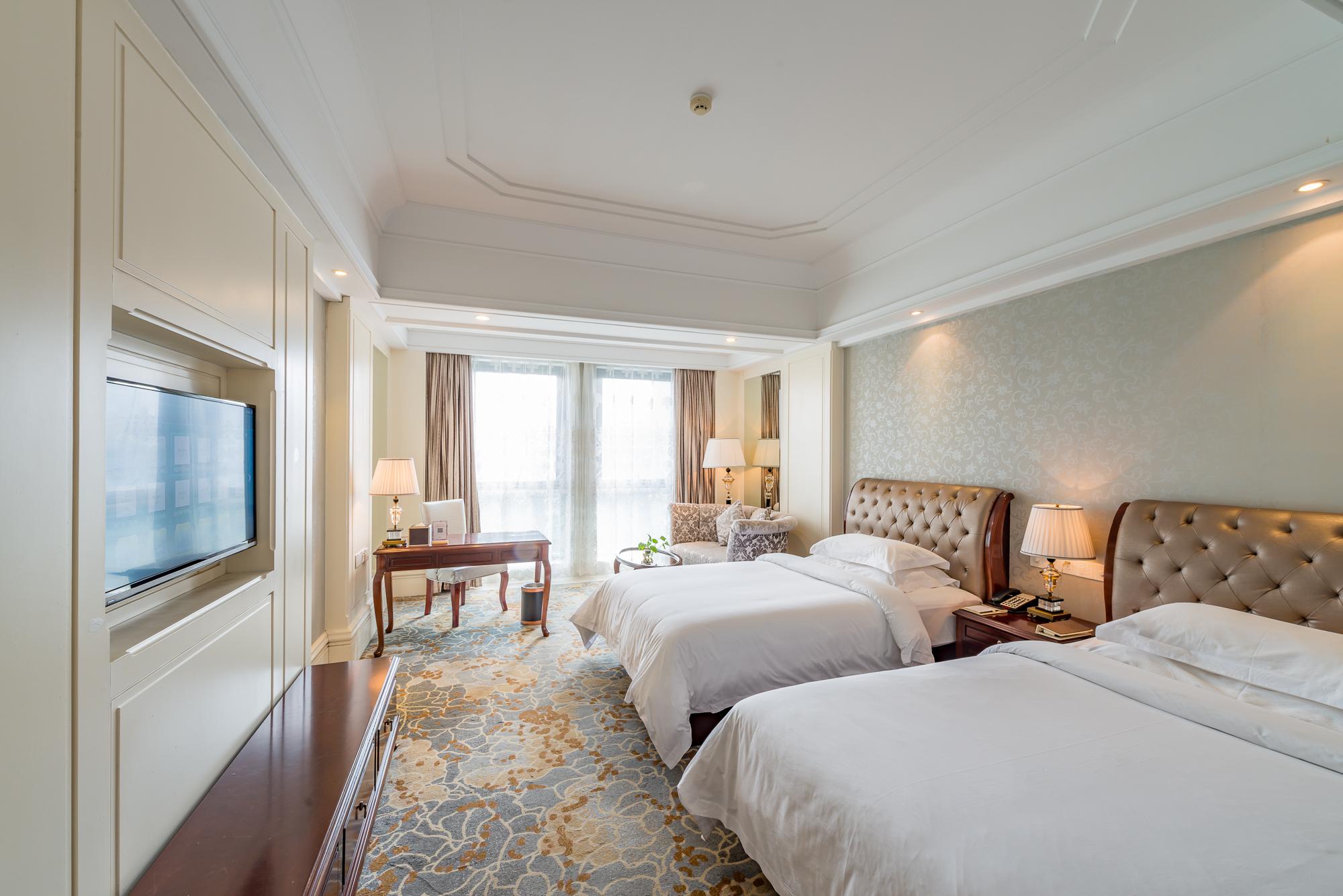 Rezen Hotel Zhoushan Tairu豪华双床房（直饮水）