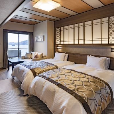 オーシャンビュースイート(ご利用人数3名)(浴室)(本館) 絹肌の湯　松島温泉　松島センチュリーホテル クーポン