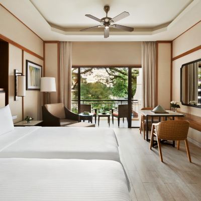 Bilik Deluxe Twin Sayap Taman dengan Pemandangan Taman Kupon Shangri-La Rasa Sayang, Penang (PenangFightCovid-19 Certified)