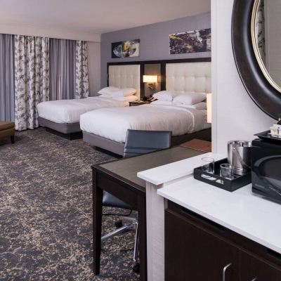 Hearing Accessible Corner 2 Queen Room with Panoramic View DoubleTree by Hilton Hotel Utica Promo Code