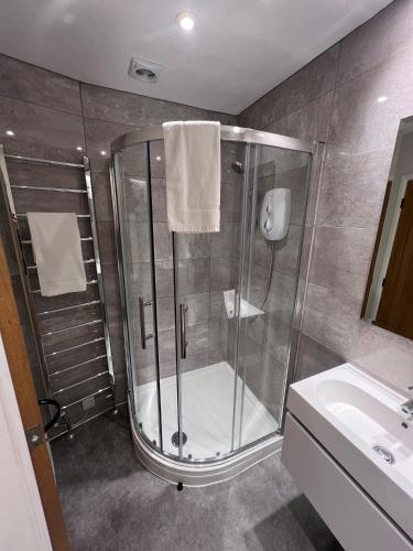 带海景的双人房