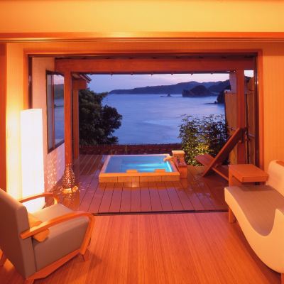 Corner Japanese Room With Private Open Air Bath(50sqm) 下田大和館 クーポン
