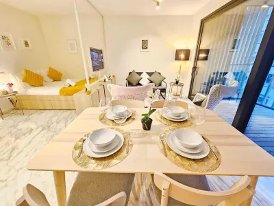Cosy Terrace Studio close to city center Hotéis em 