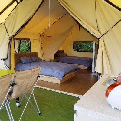 프리미엄룸 (10동) Pocheon Baegun Valley Glamping Camping Site 쿠폰