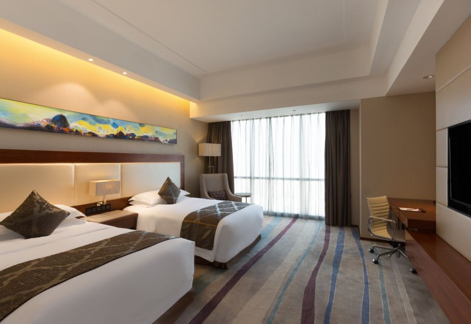 皇冠高级城景双床房